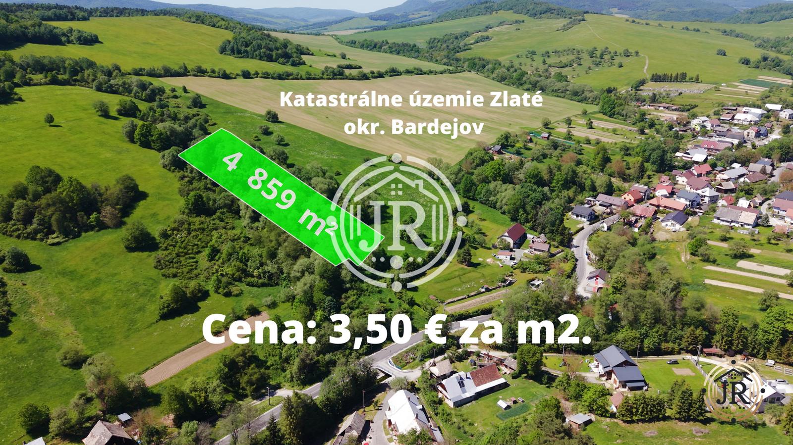Zlatá investičná príležitosť v k. ú. Zlaté – dve parcely za výbornú cenu!
