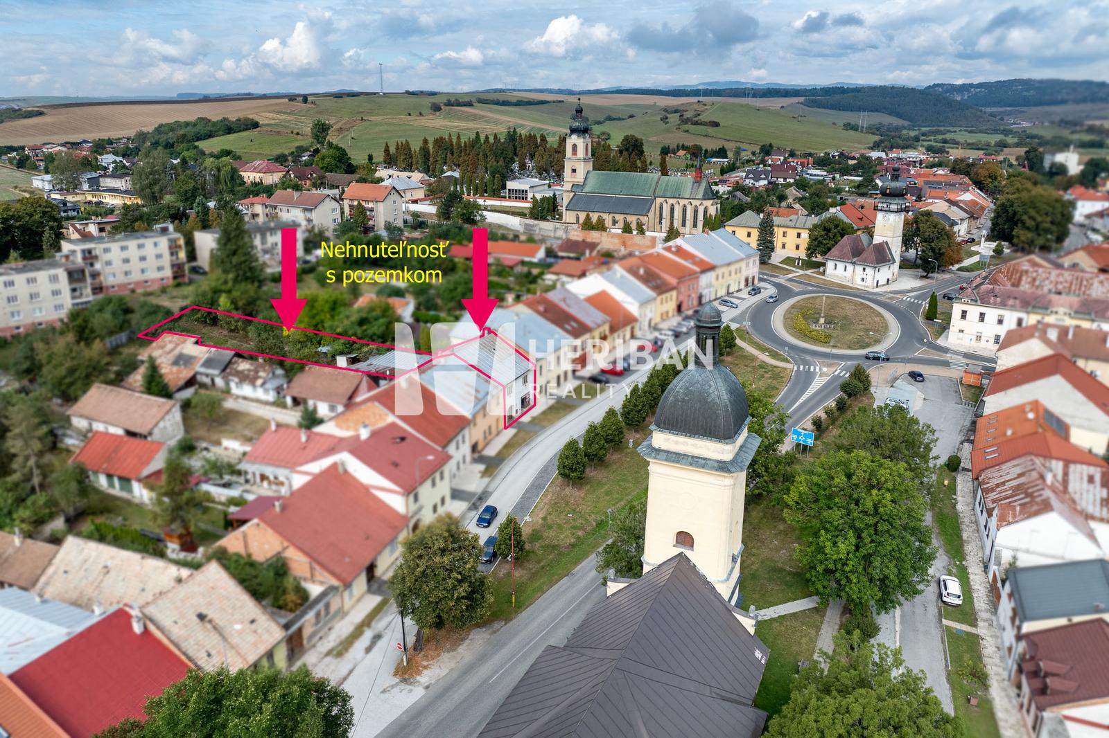 staromestský RD v centre, s 11ár.pozemkom, Spišské Vlachy