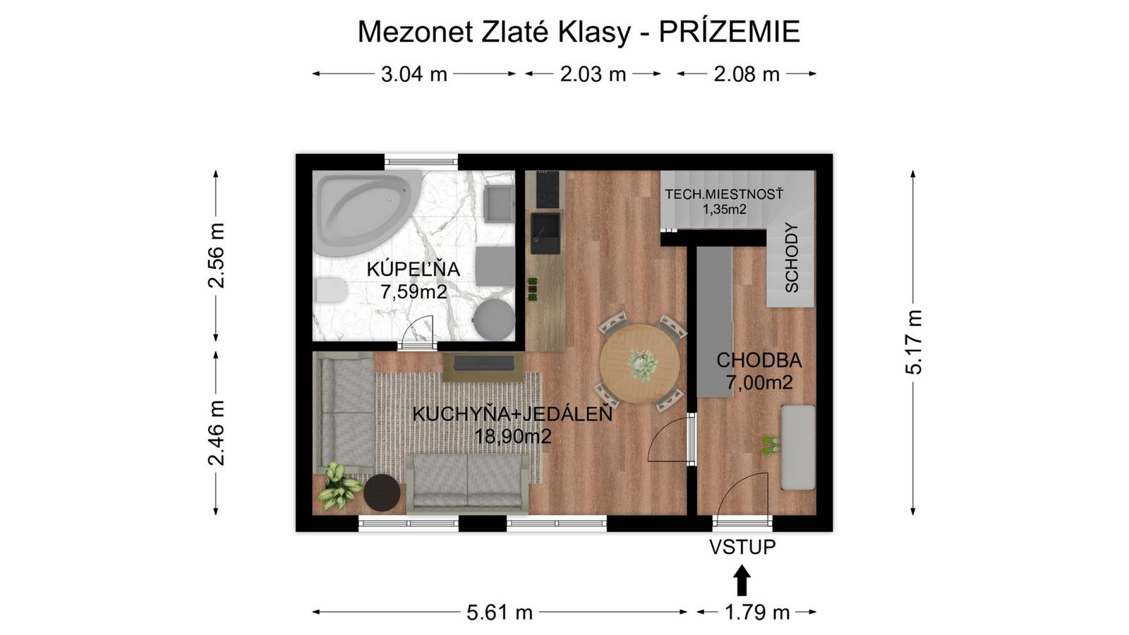 Skolaudované - 4 izbová NOVOSTAVBA mezonetu