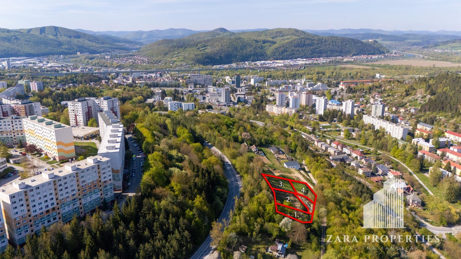 Stavebné pozemky v blízkosti centra - Považská Bystrica