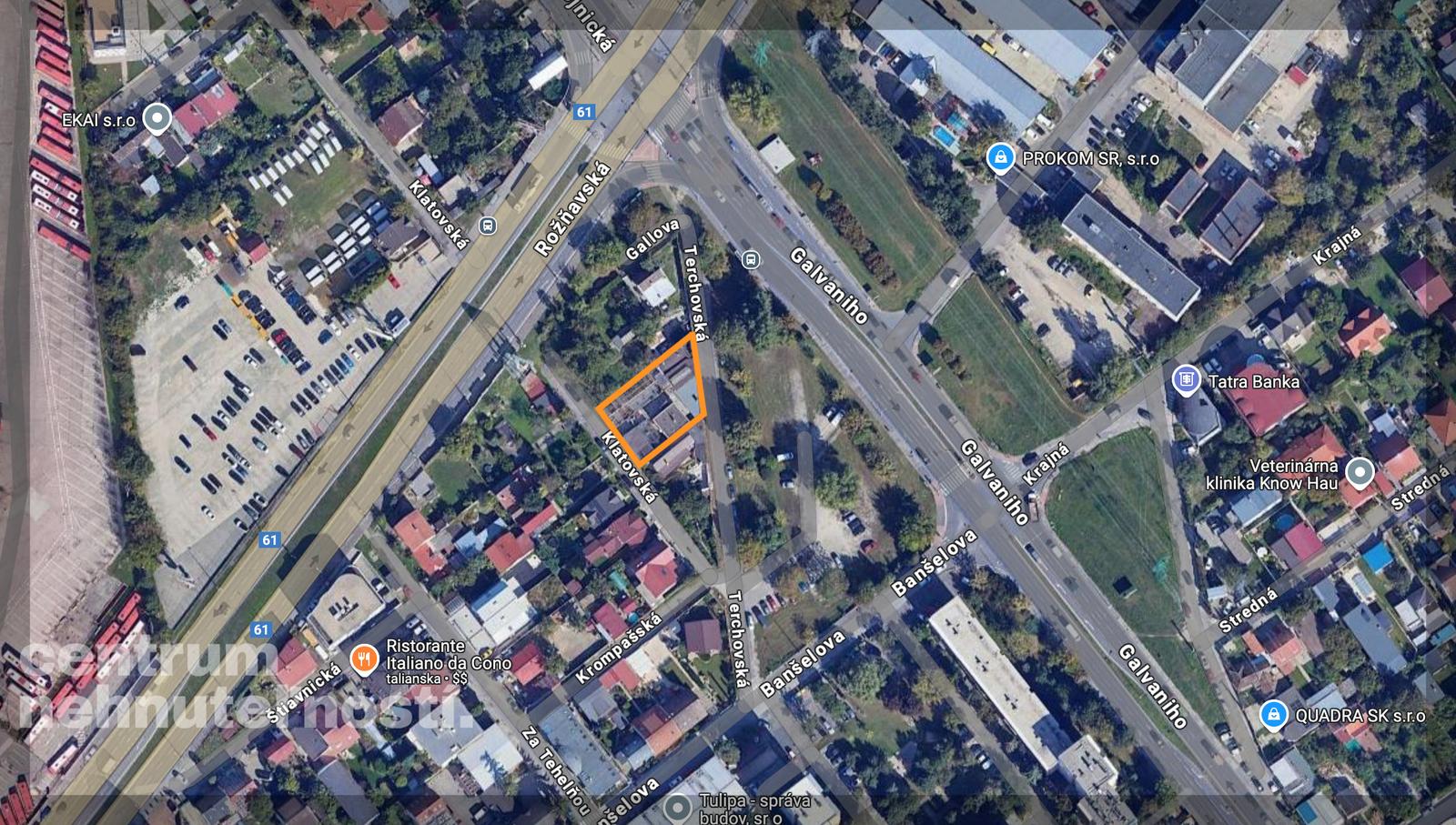Predaj prevádzkových budov a RD, BA II - Galvaniho ul.