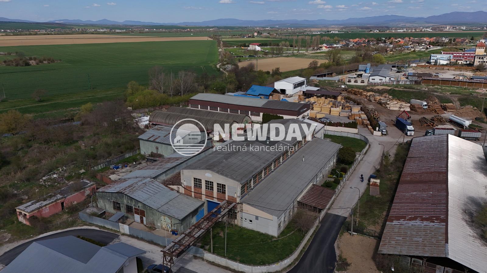NEWDAY | NA PREDAJ funkčný a udržiavaný výrobný areál | 2400 m2 vnútorná rozloha | 5500 m2 pozemok | Priemyselný park – Bošany – fotka 2