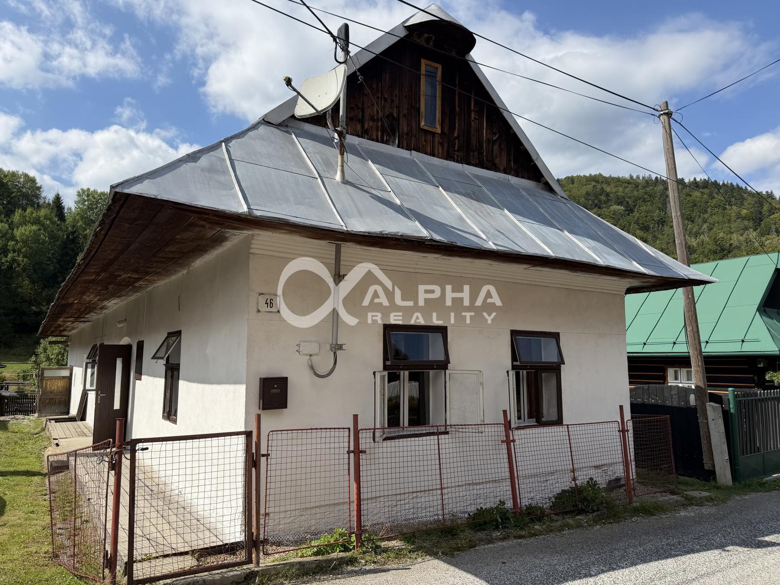 EXKLUZÍVNE Chalupa s pozemkom 828m2, Henclová, okr. Gelnica
