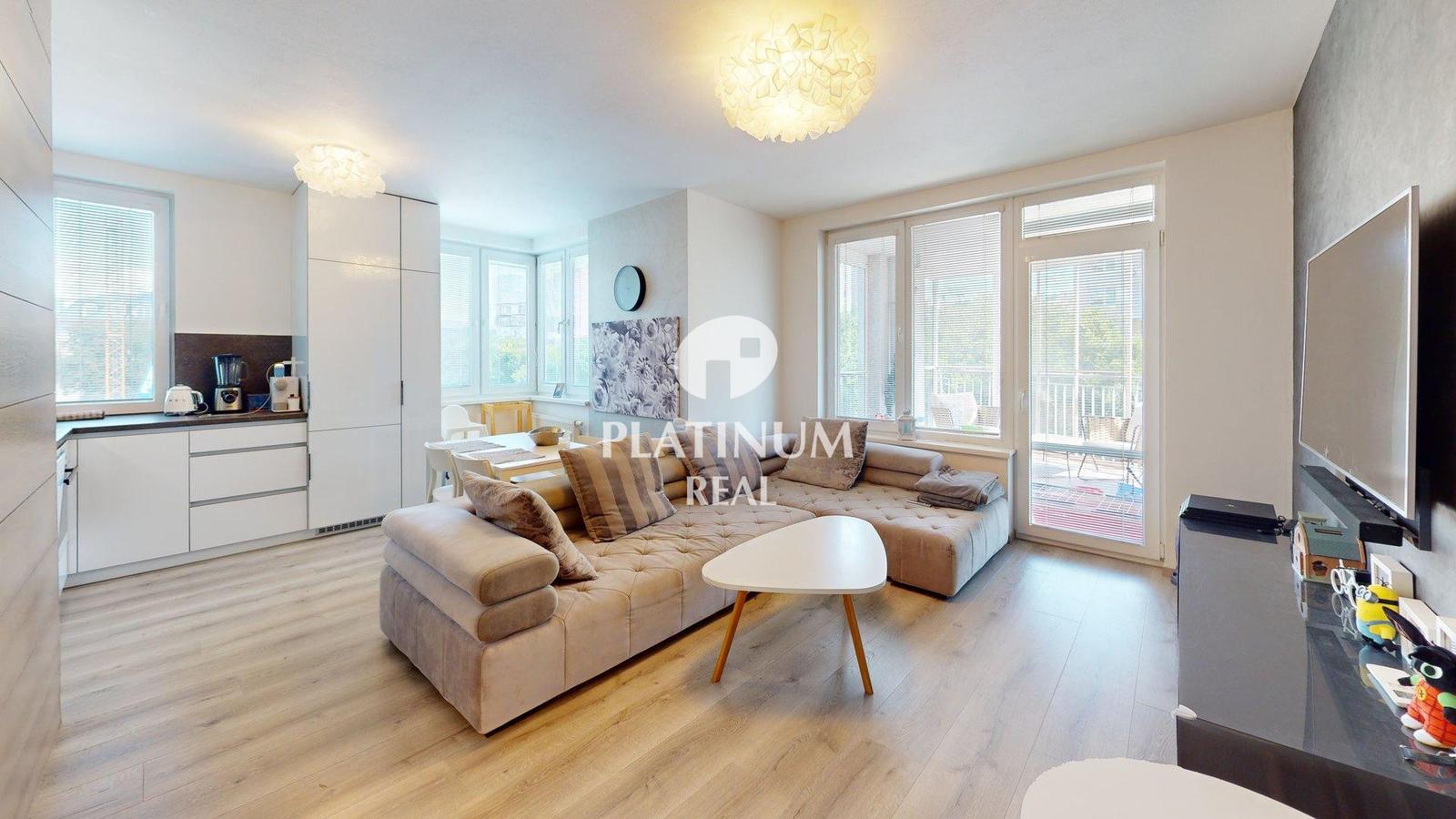 PREDAJ 4-izbový byt s terasou 22m2, loggia 5m2, klíma, Ružinov Nivy- Jégého ul, 3D prehliadka
