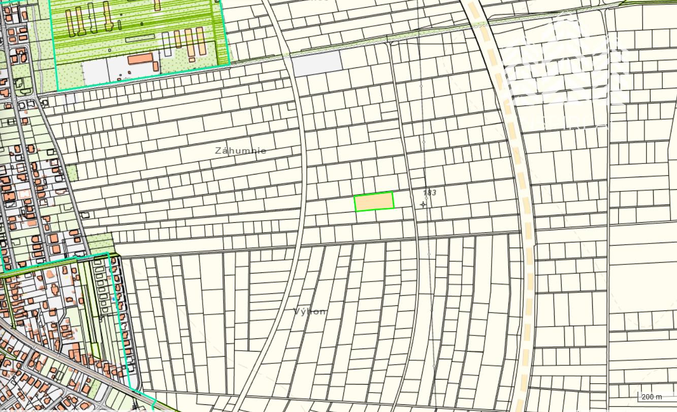 Investičný pozemok Košice - Krásna 3696m2