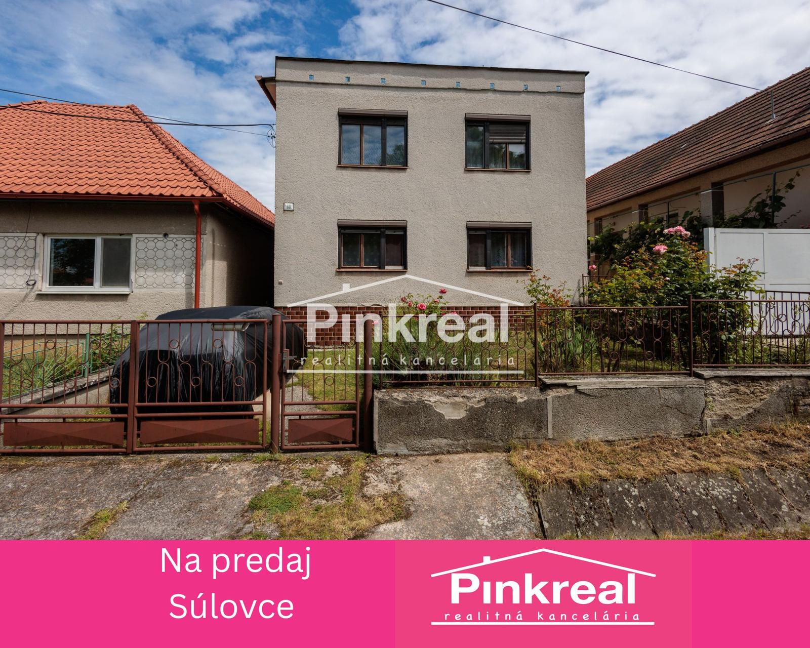 PINKREAL - RD Súlovce, 1 568 m² pri lese. Pokoj a príroda