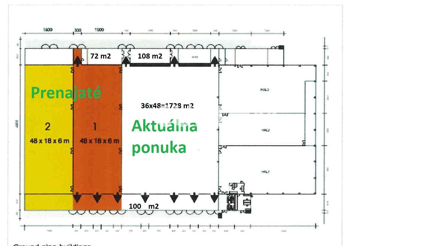 Prenajmeme skladovú halu o výmere 2008 m2 v obci Oščadnica. – fotka 2