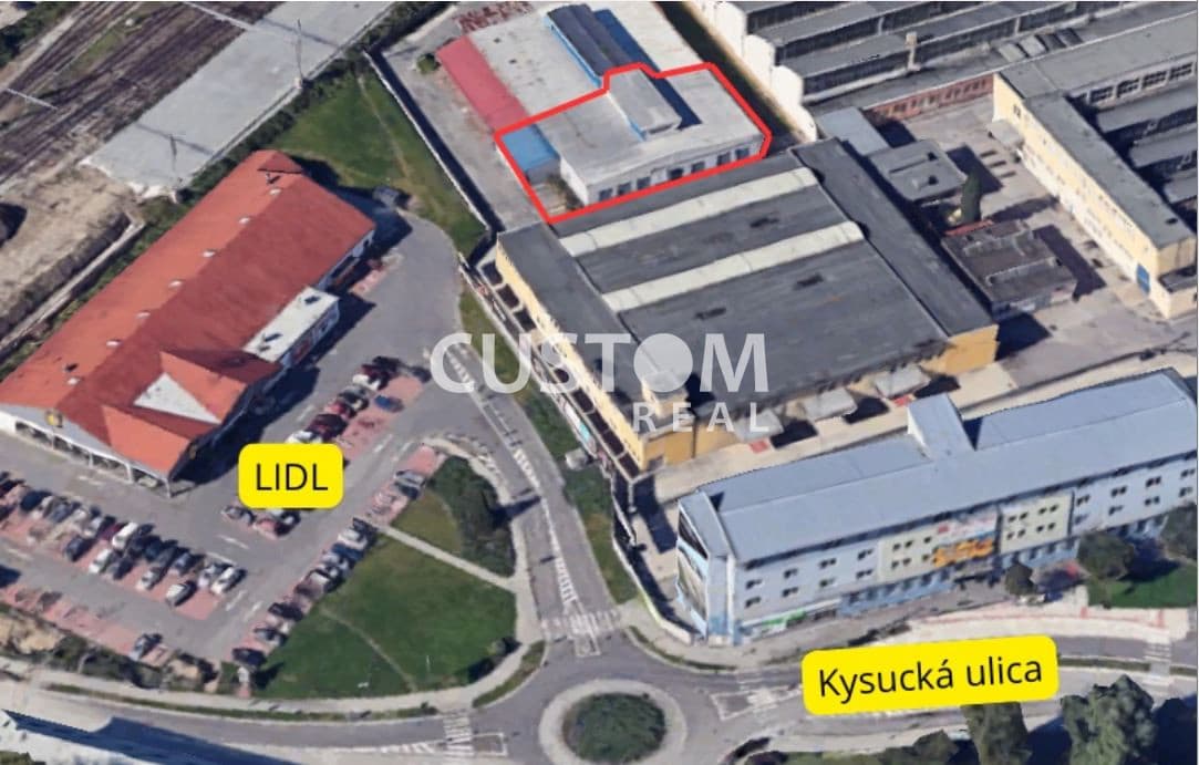 Skladovo-kancelársky objekt s rozlohou 606 m² v areáli Slovena
