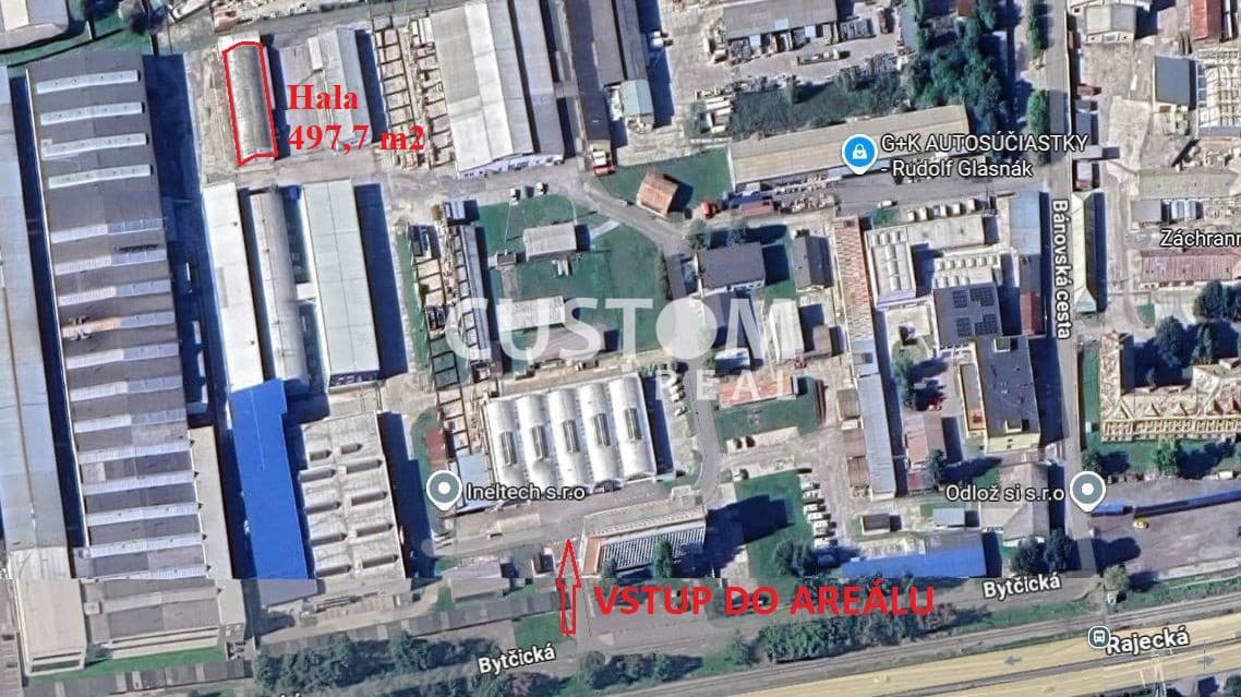 Prenajmeme halu  v Žiline o výmere 497 m2 – fotka 2