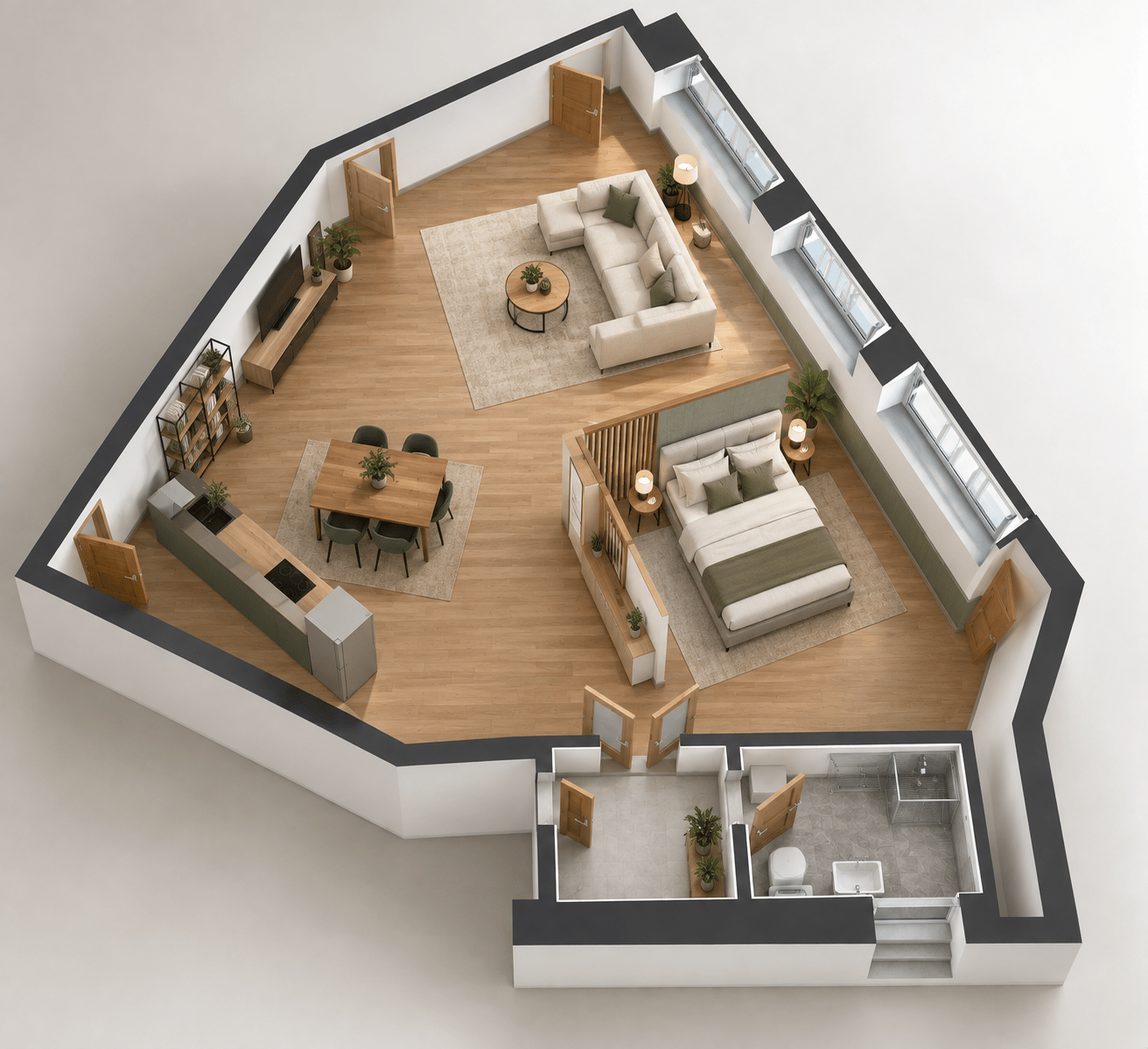 ATYPICKÝ 1-IZBOVÝ ATELIÉROVÝ BYT S VEĽKÝM POTENCIÁLOM – NOVÉ ZÁMKY