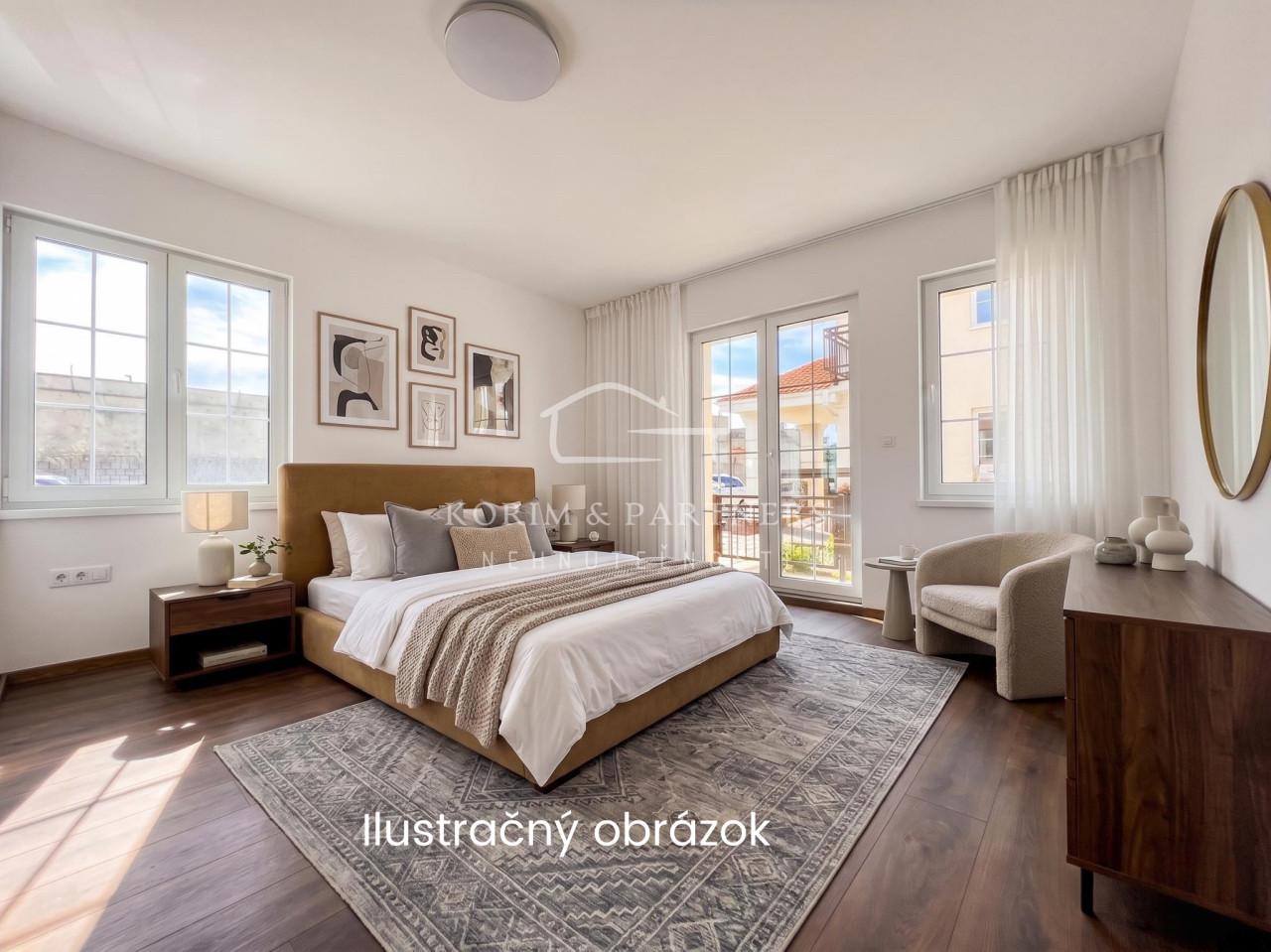 2-izbový byt s terasou v novostavbe Danubia Residence (A107), Komárno – 47,46 m²
