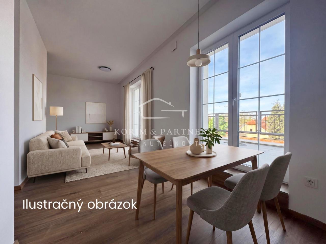 1-izbový byt s veľkou terasou (B406) v novostavbe Danubia Residence