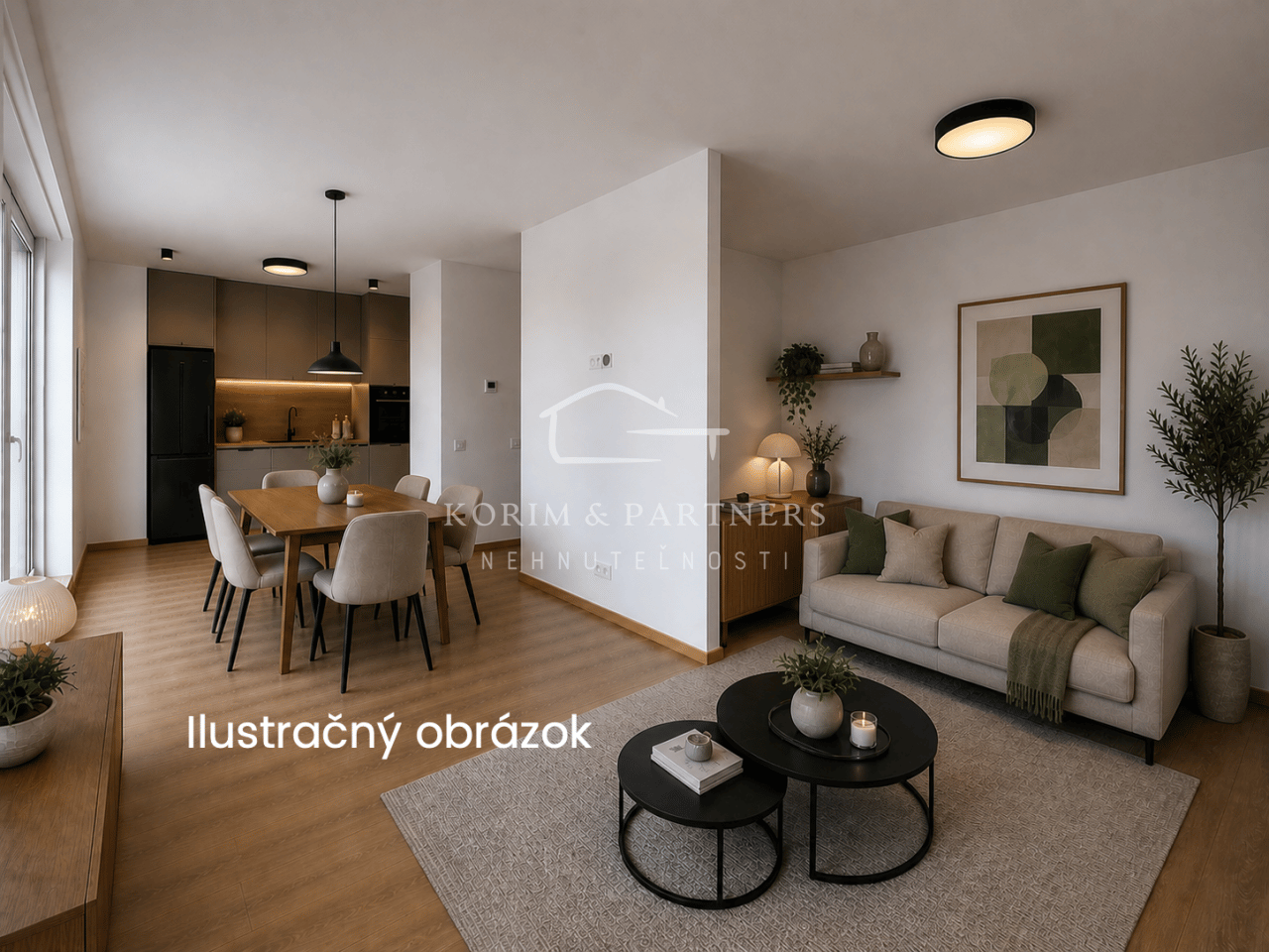 2-izbový byt (B-402) s premyslenou dispozíciou a terasou v Danubia Residence