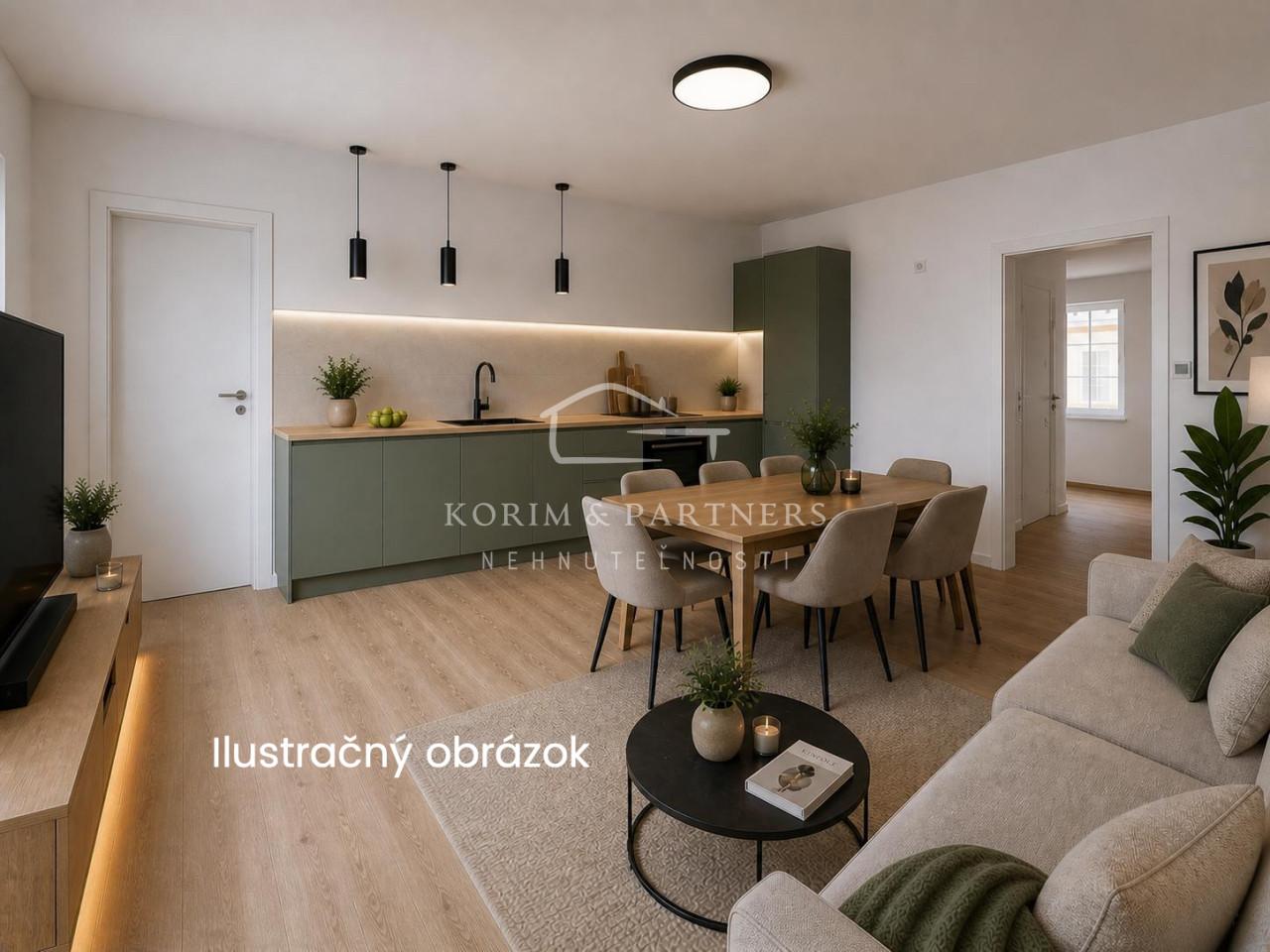 Jeden z najlepšie riešených 3-izbových bytov v Danubia Residence  (B206)
