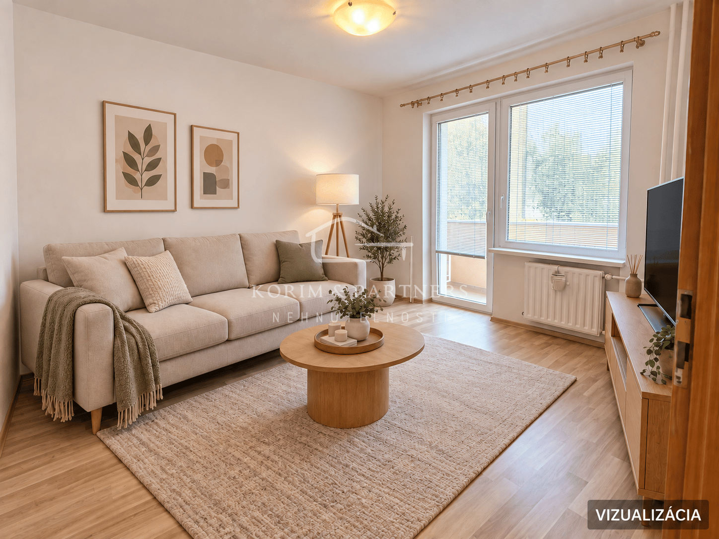 1-izbový byt s balkónom – Komárno, VII. sídlisko, 35 m²