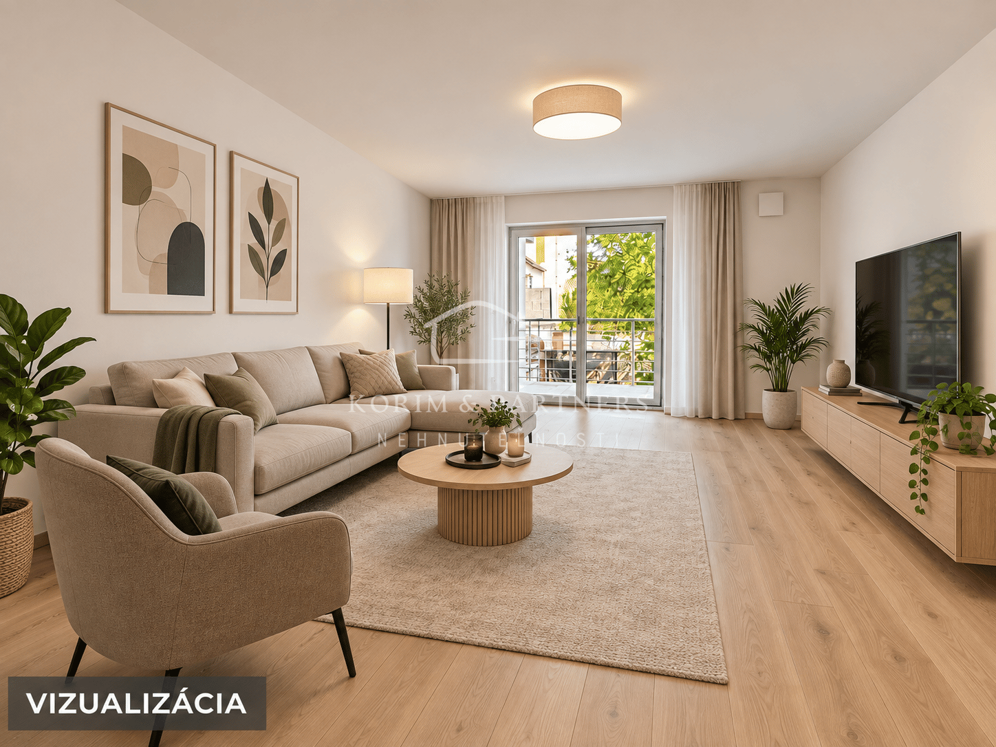 3-izbový byt s lodžiou, 3. poschodie – White Square Komárno