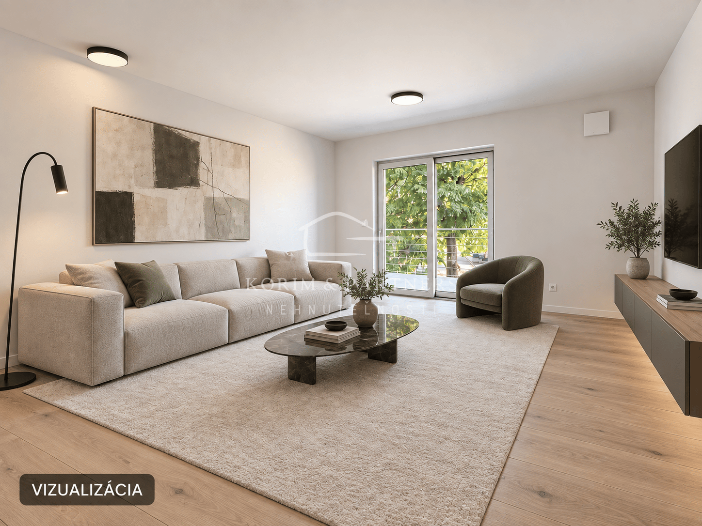 3-izbový byt s lodžiou, 4. poschodie – White Square Komárno