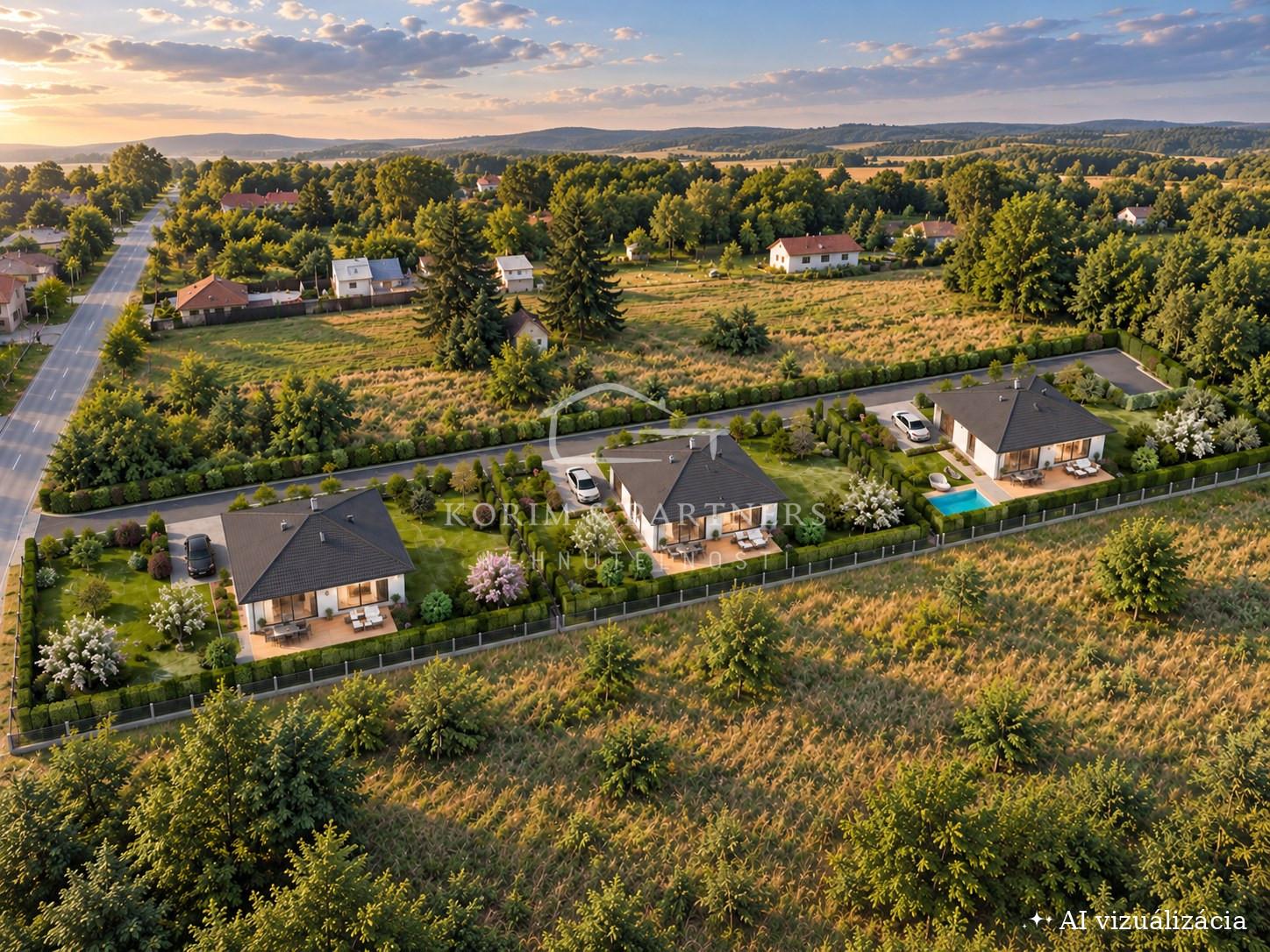 Pozemok 4 344 m² od cesty až k lesu – Marcelová – fotka 2