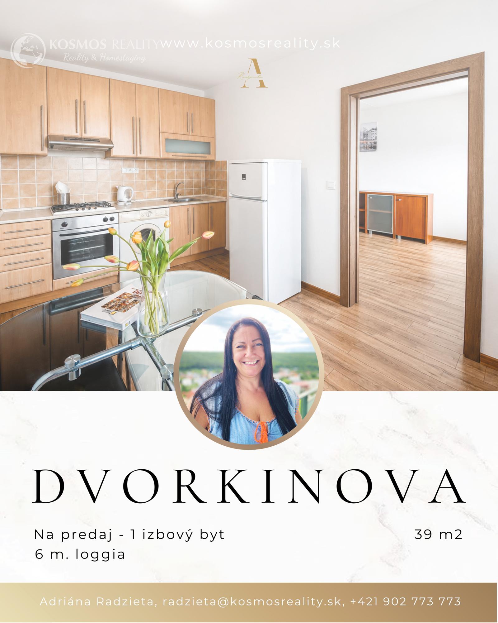 REZERVOVANE NA PREDAJ 1izbový byt na ul Dvorkinova 24 Košice - Furča