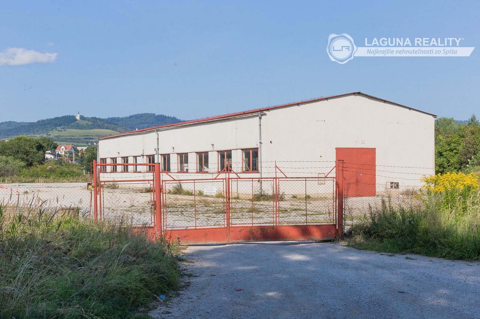 PRENÁJOM! Hala (702 m2) podnikateľský areál pri diaľnici Levoča
