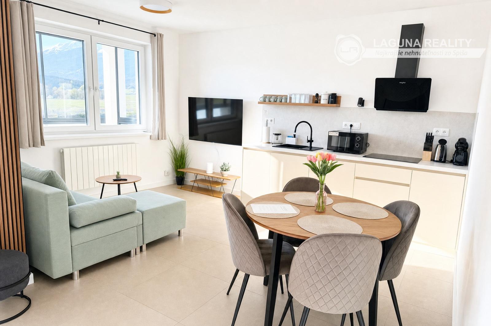Moderný apartmán s terasou vo Veľkom Slavkove