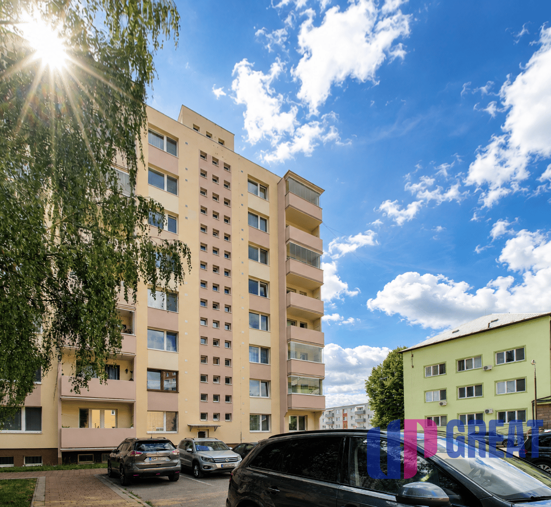 🏡 NA PREDAJ 3-izb. BYT S VEĽKOU KÚPEĽŇOU A ZASKLENÝM BALKÓNOM | DIBROVOVA | NOVÉ MESTO NAD VÁHOM