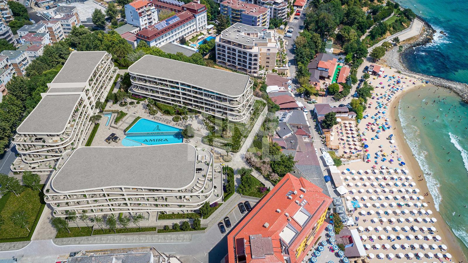 Luxusné apartmány AMIRA SEA RESIDENCE v 1. línií južnej pláže Nessebar v Bulharsku - AJ NA SPLÁTKY – fotka 2