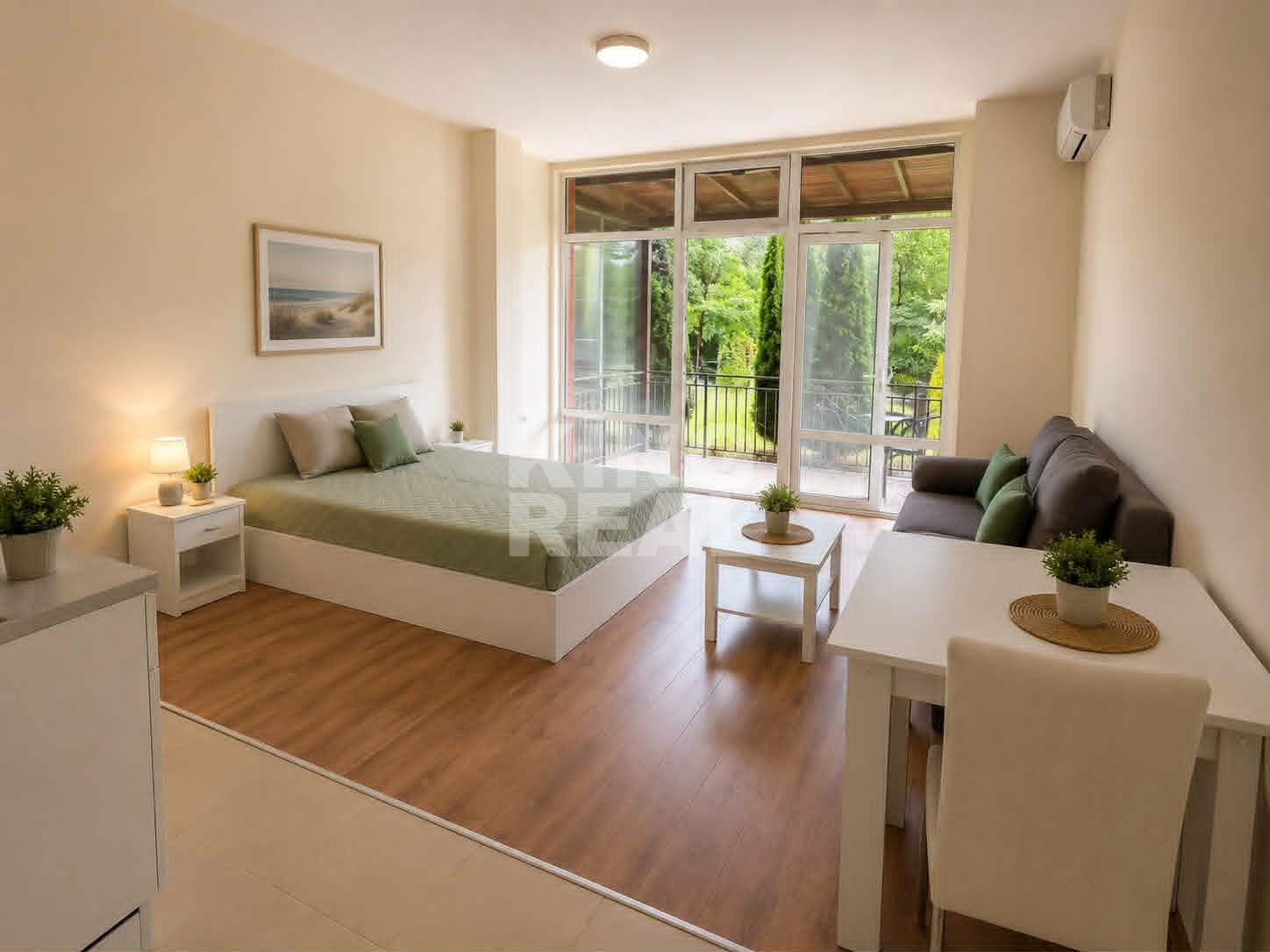 Štúdio s veľkou terasou v komplexe ORCHID FORT GARDEN na Slnečnom pobreží v Bulharsku - AJ NA SPLÁTKY