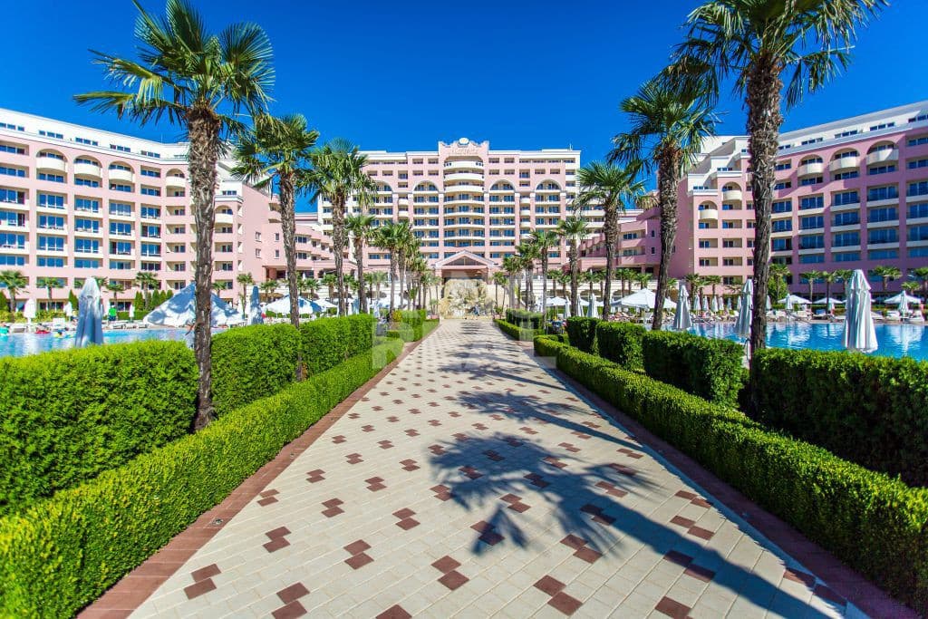 Štúdio v luxusnom DIT Majestic Beach Resort v 1. línií pri mori na Slnečnom pobreží v Bulharsku