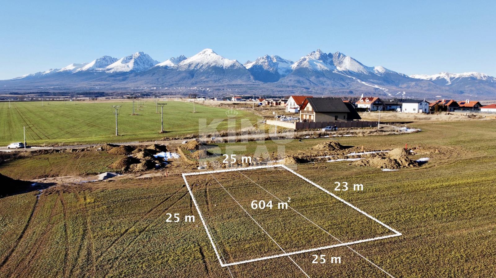 Stavebný pozemok v obci Mlynica, okr. Poprad