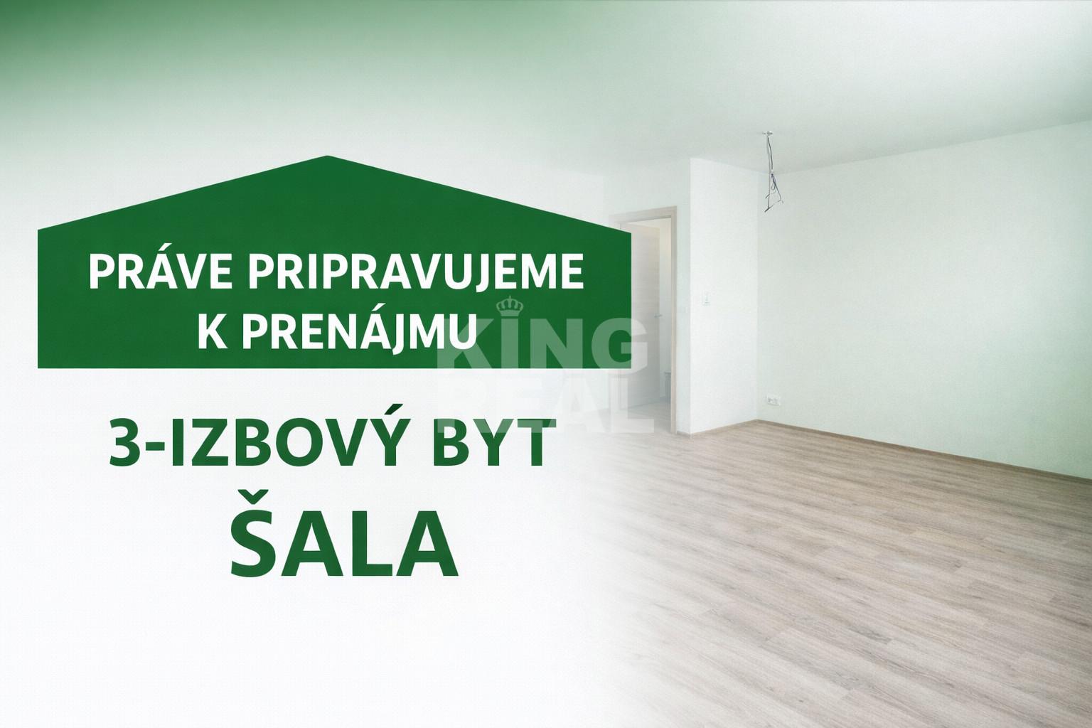 PRENÁJOM 3 - izbový byt po rekonštrukcii Šala- Veča