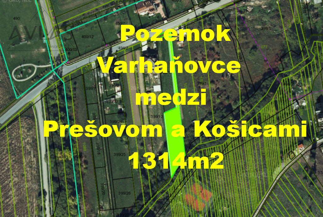 Slnečný pozemok na začiatku obce VARHAŇOVCE 1314m2 – fotka 2