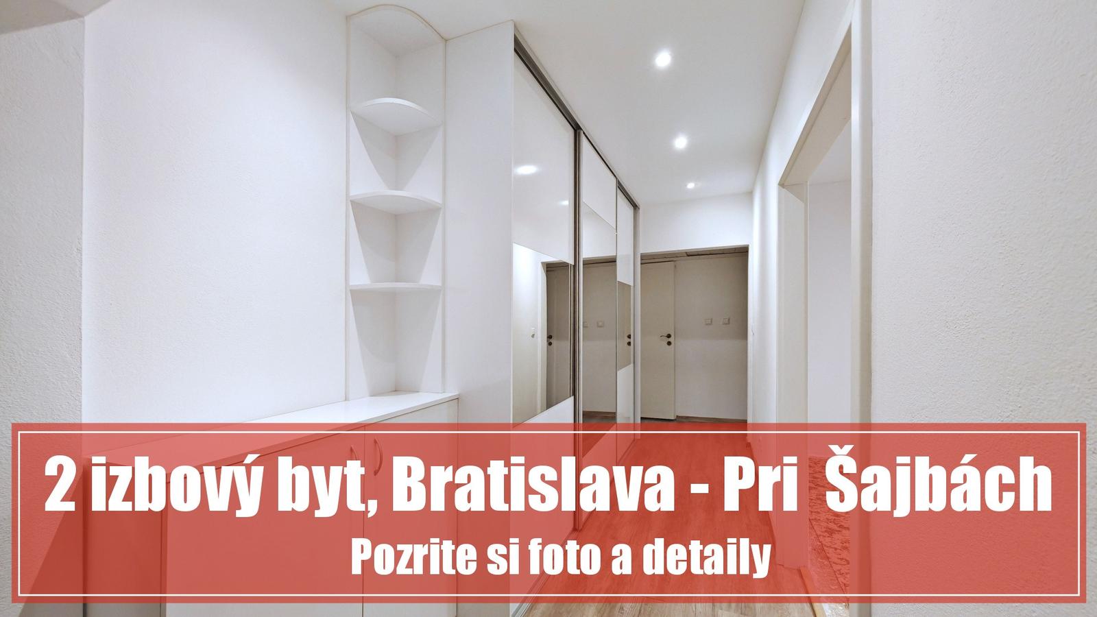 PREDANÉ: 2 izbový byt v Rači - Pri Šajbách v tichej lokalite za najnižšiu cenu