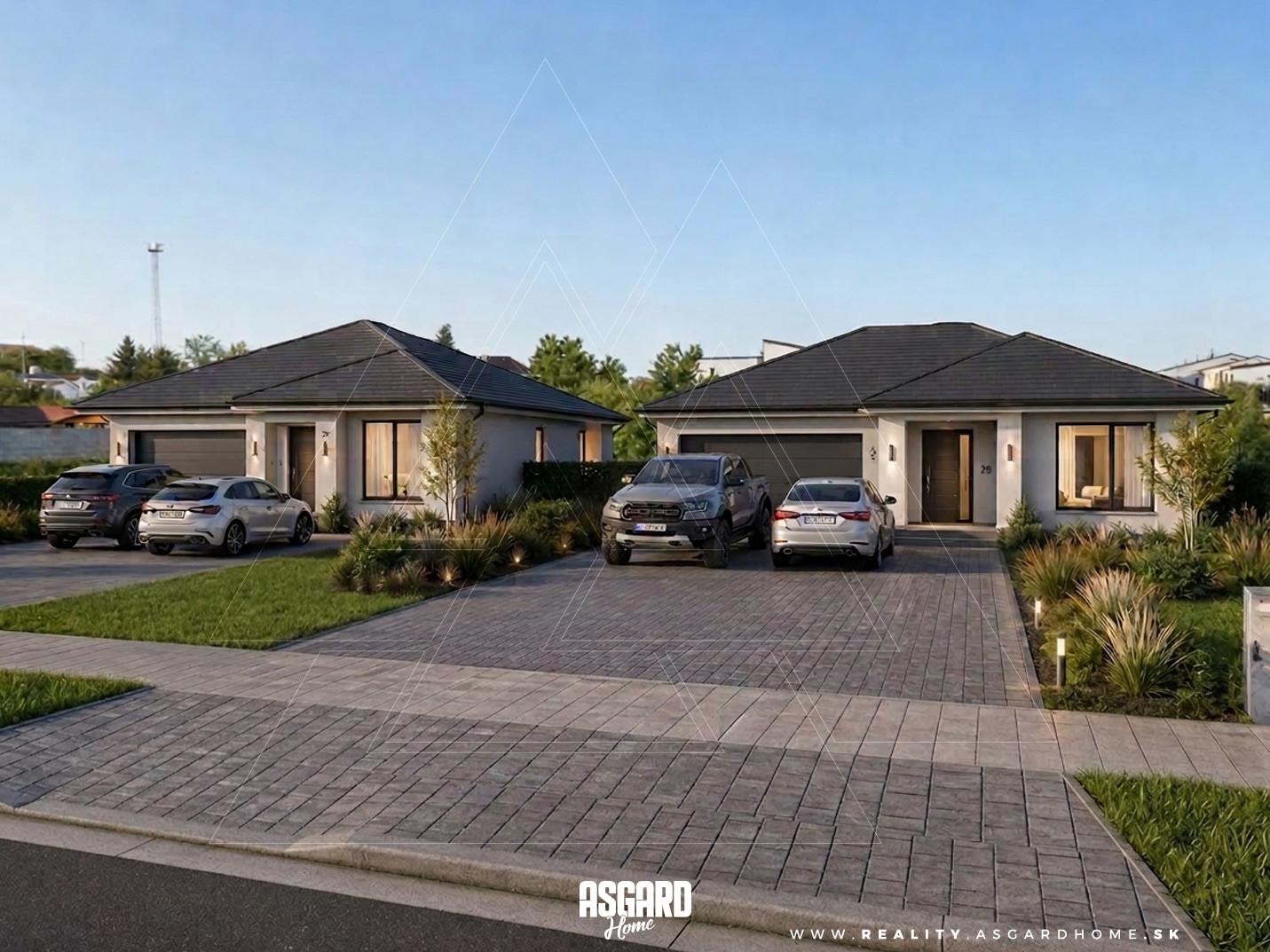 Pozemok 911m2 + 894 m2 pre stavbu 2 moderných rodinných domov – fotka 2