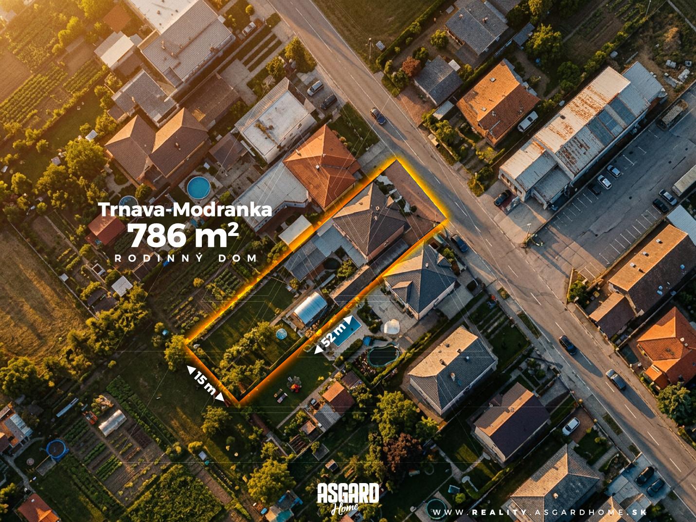 Slnečný dom s 786m2 v tichej rodinnej lokalite s bazénom