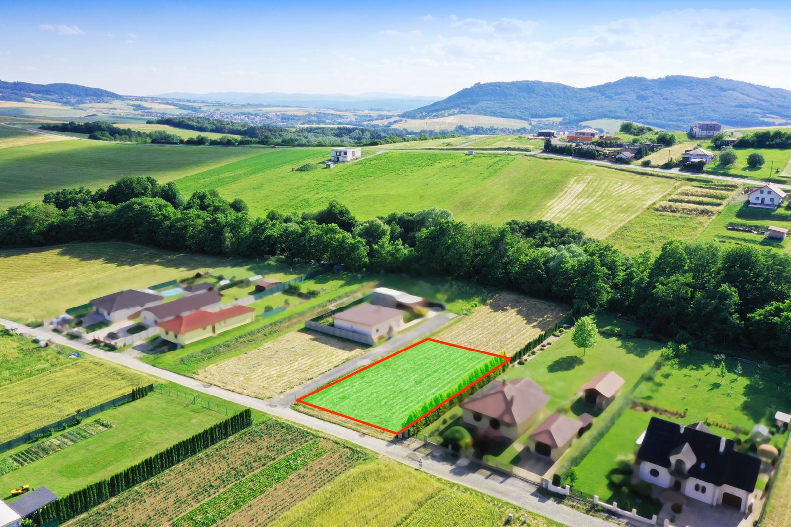 REZERVOVANÉ! STAVEBNÝ POZEMOK PODHORANY – 1 041 m²