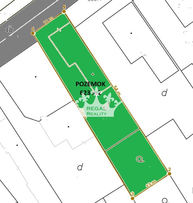 POZEMOK na RD, 623 m2, Kuzmice, okr. Topoľčany – fotka 2