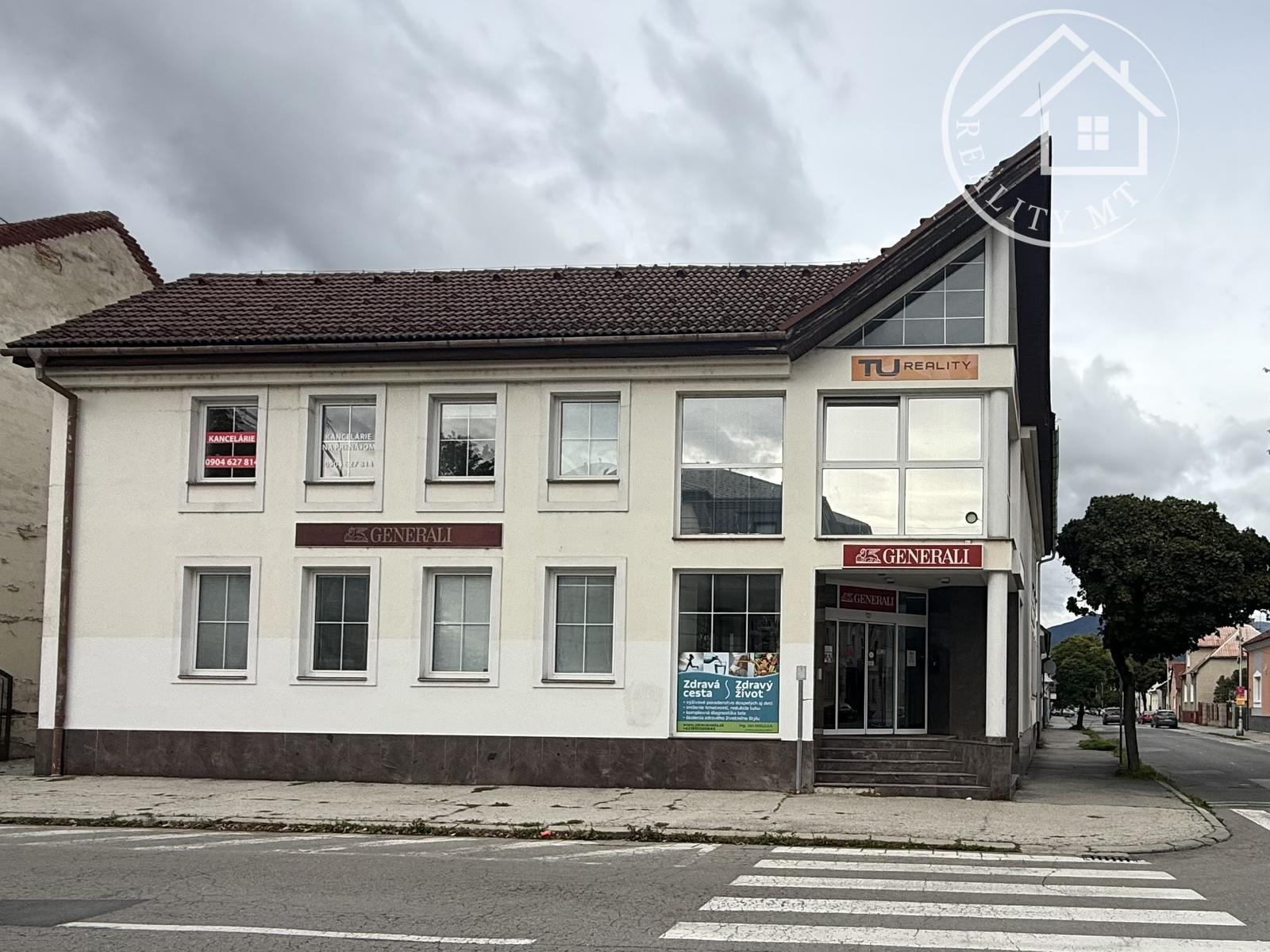 Prenájom obchodných priestorov  v centre Martina