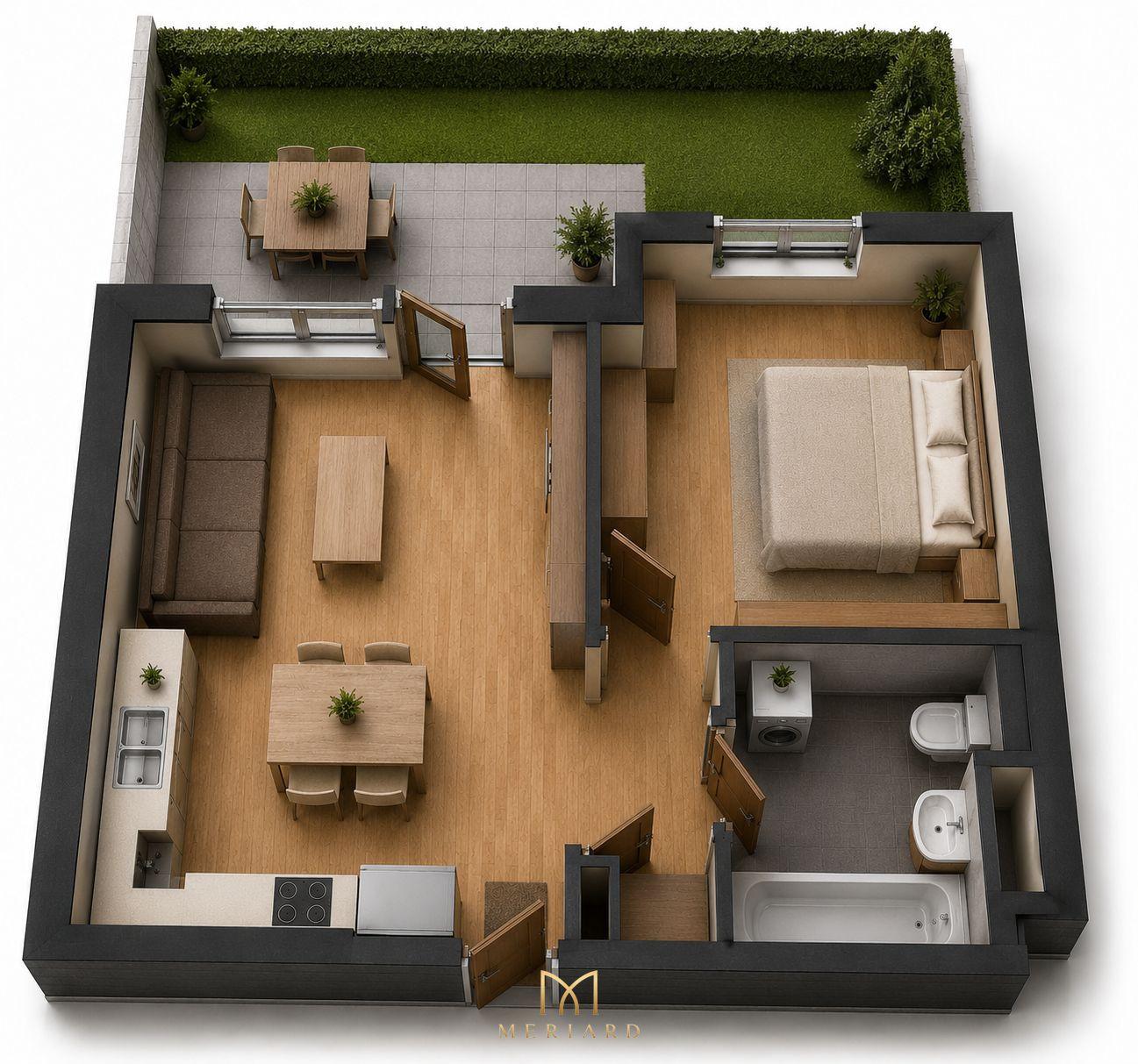 2-izbové byty so záhradkou | Novostavba | od 147 500 € | Rajka – fotka 2