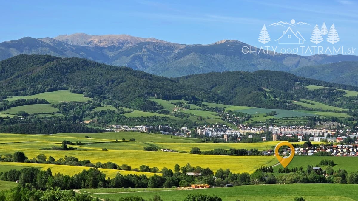 Slnečný pozemok s výhľadom na Nízke Tatry