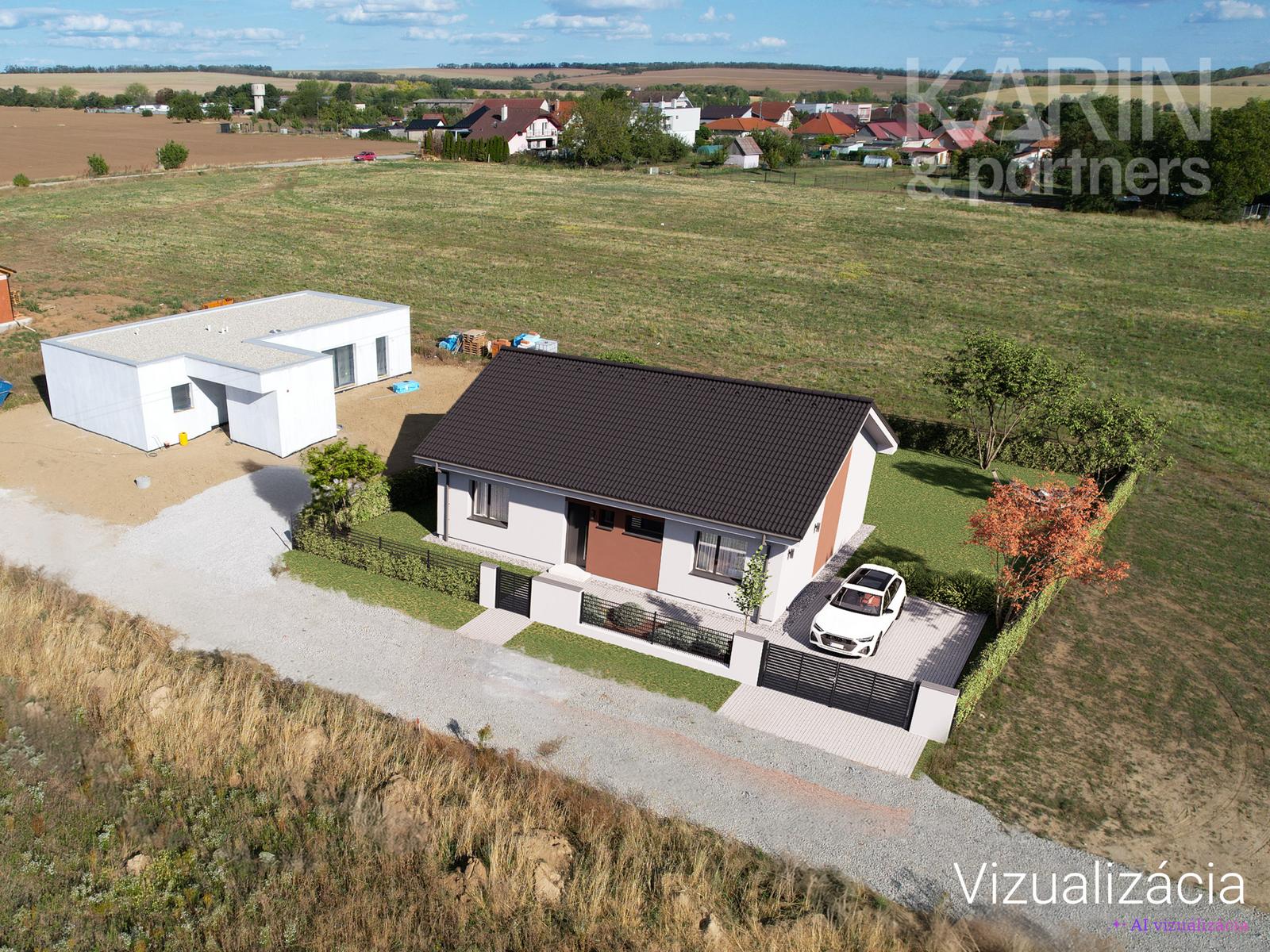4-izbový tehlový bungalov v obci Golianovo