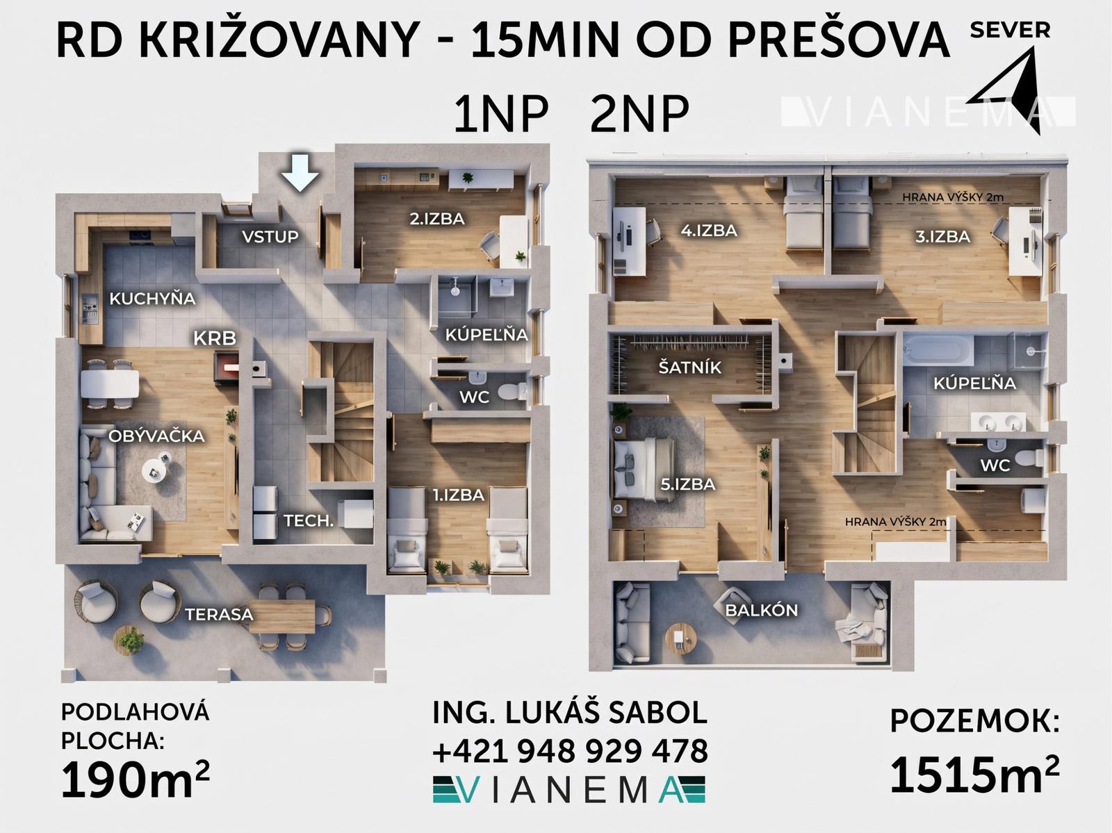 Priestranný 6 izb rodinný dom s veľkým pozemkom 15 min od PO – fotka 2