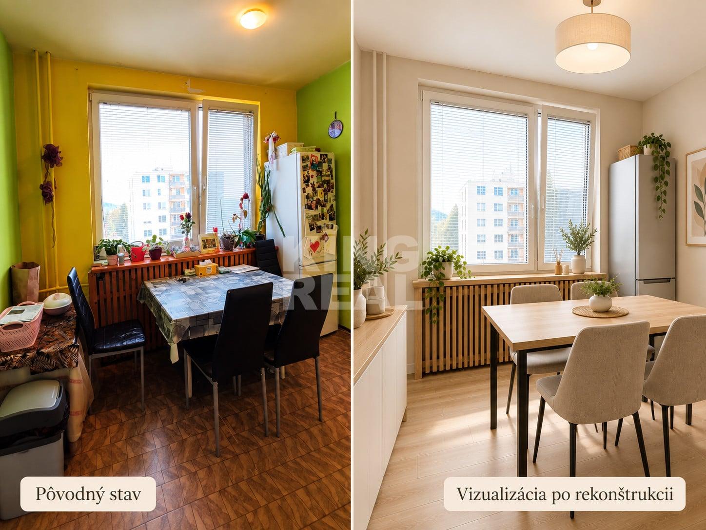 Exkluzívne na predaj 3-izbový byt s balkónom v meste Štúrovo.