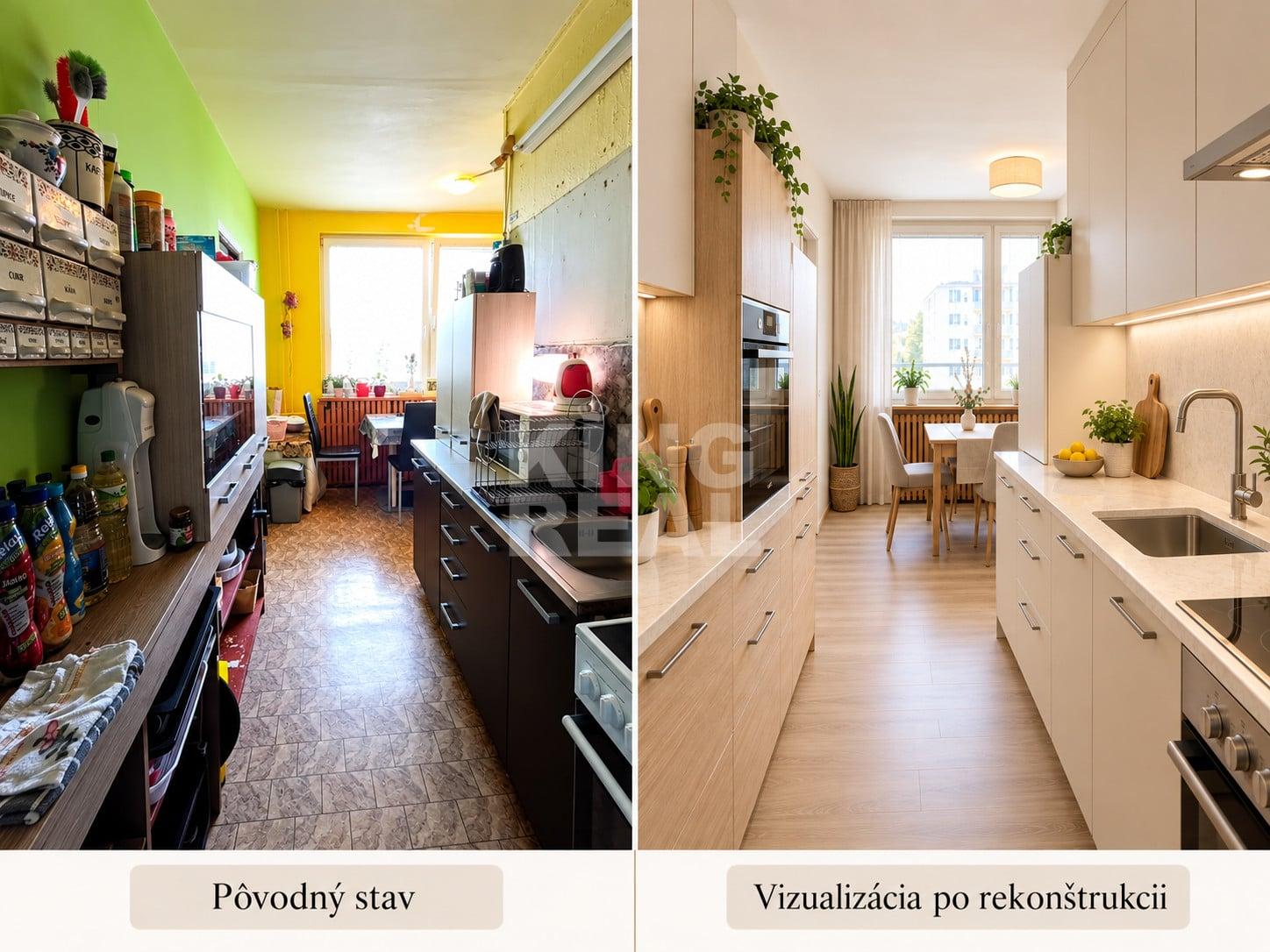 Exkluzívne na predaj 3-izbový byt s balkónom v meste Štúrovo. – fotka 2