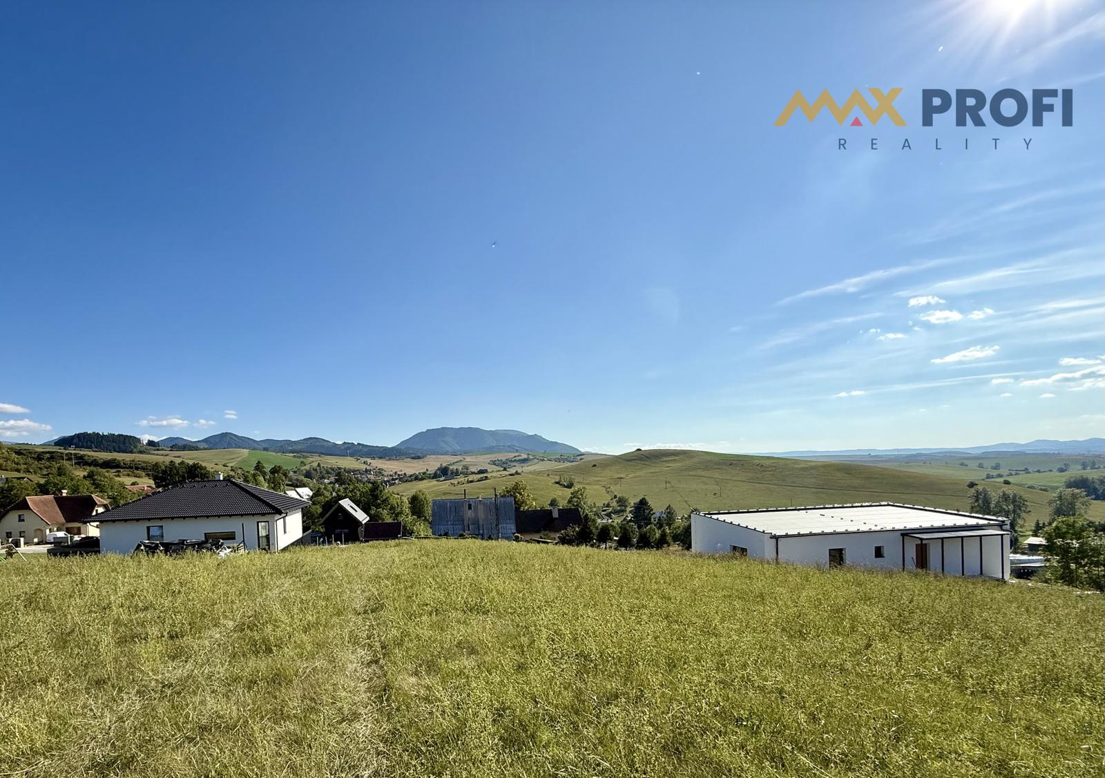 Na predaj, Stavebný pozemok, 3466 m² s prístupom z 2 strán, južný svah – Turčianske Jaseno, Martin