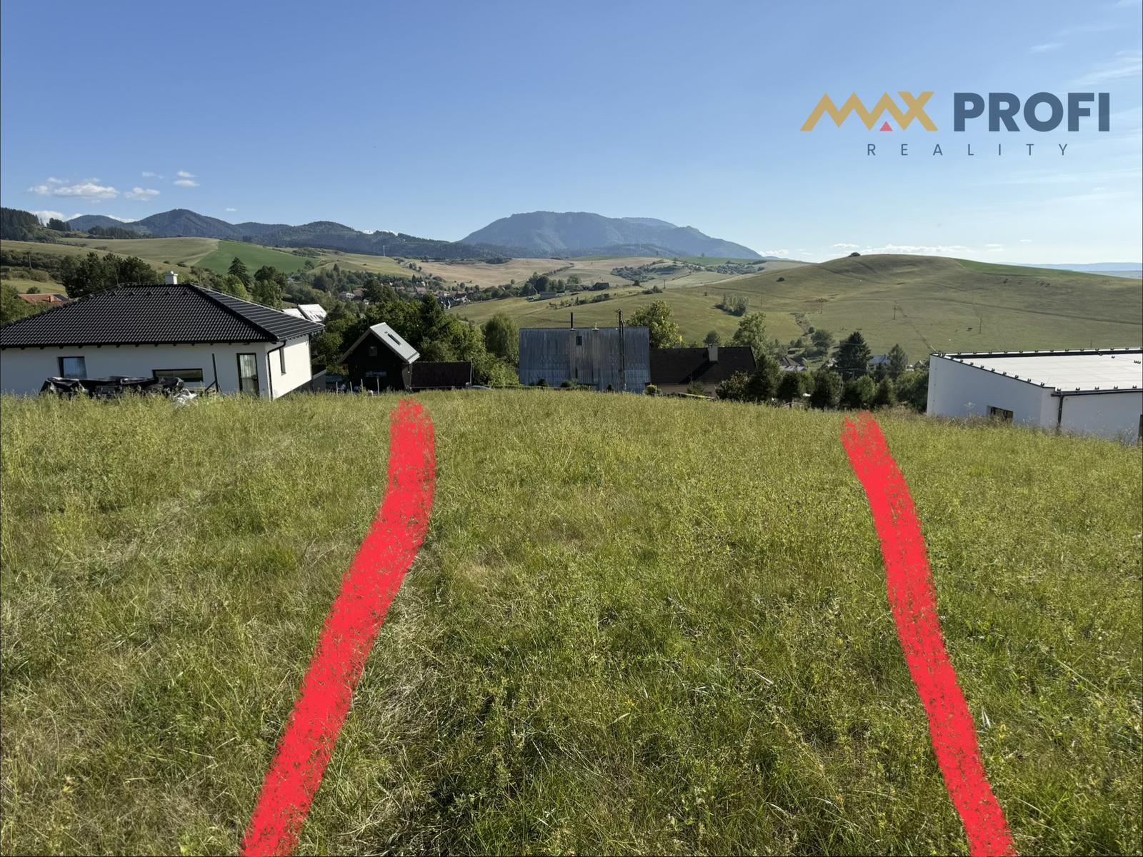 Na predaj, Stavebný pozemok, 3466 m² s prístupom z 2 strán, južný svah – Turčianske Jaseno, Martin – fotka 2