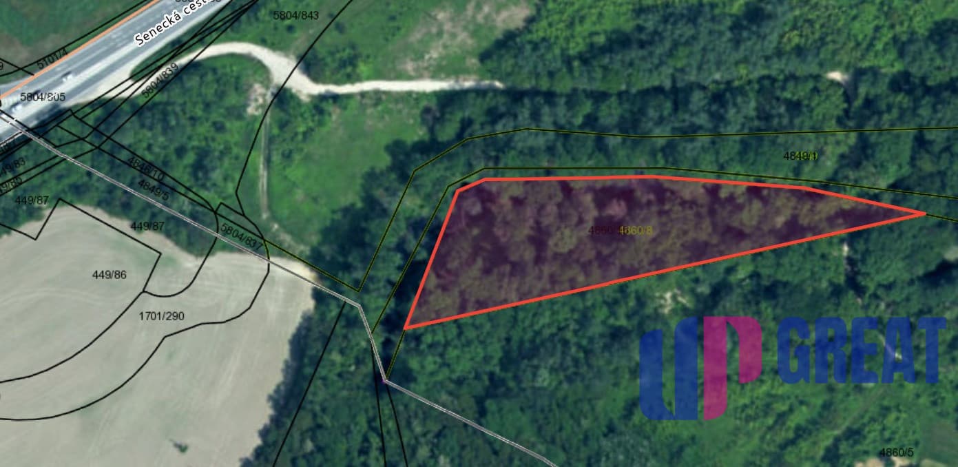 Pozemok 6029 m² – rekreačné využitie pri Bernolákove – fotka 2
