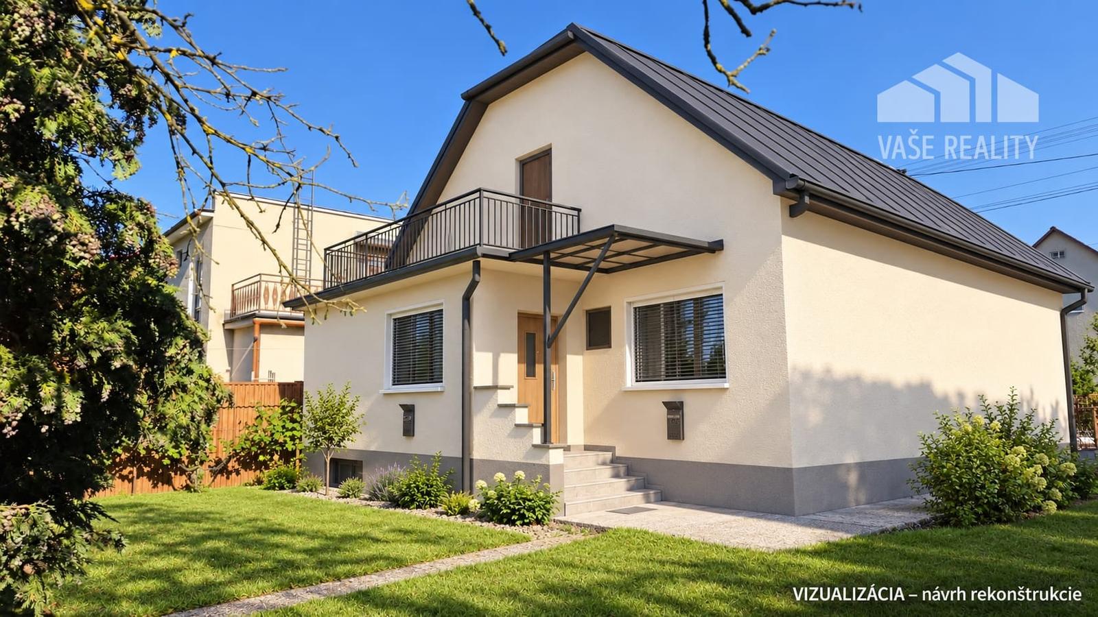 DOM S POTENCIÁLOM A VEĽKOU ZÁHRADOU – PREJTA, POZEMOK 1 050 m² – fotka 2
