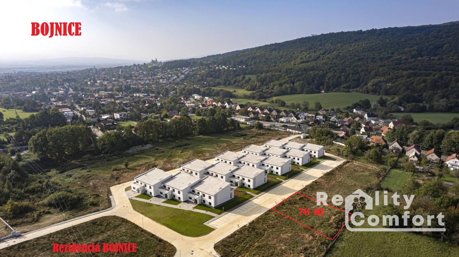 REALITY COMFORT - Exkluzívny stavebný pozemok (741 m²) v prémiovej lokalite Rezidencia BOJNICE
