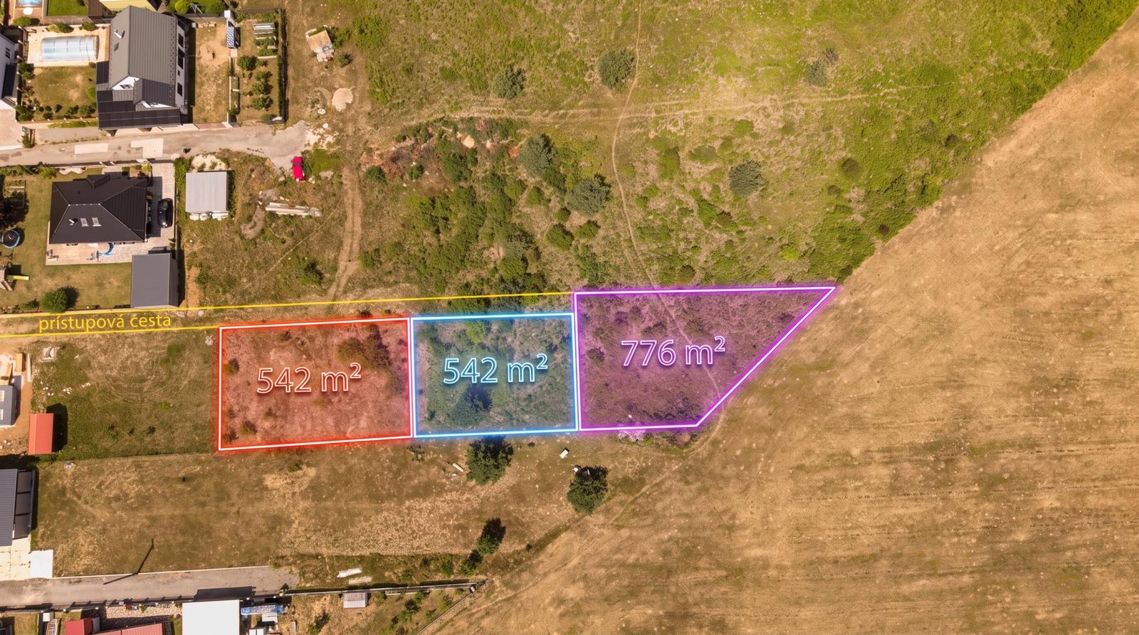 Na predaj stavebný pozemok 726 m2 - Bidovce, Košice okolie – fotka 2